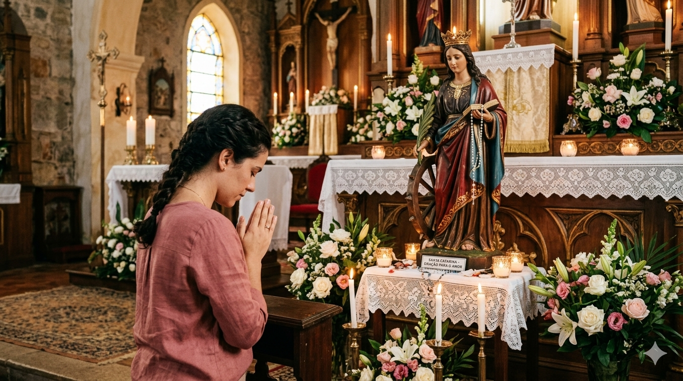Oração de Santa Catarina para o Amor: Amansar e Trazer Amor Urgente